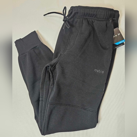MITRE Pants Mitre Mens Large Black Active Pant Pro Flow Athletic Track Pants Nwt Pockets Poshmark